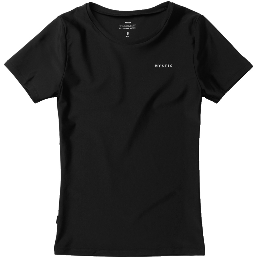 2026 Mystic Womens Star Short Sleeve Rashvest 35001.250211 - Black